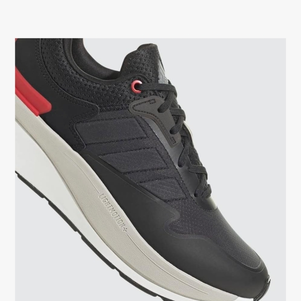 ADIDAS ZNCHILL Black and Red Men Running Shoes - Picture 4 of 7